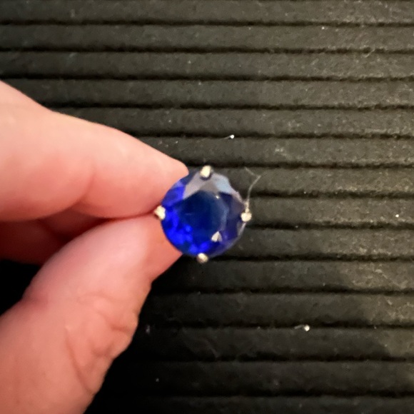 Large blue stone ring - Picture 3 of 4